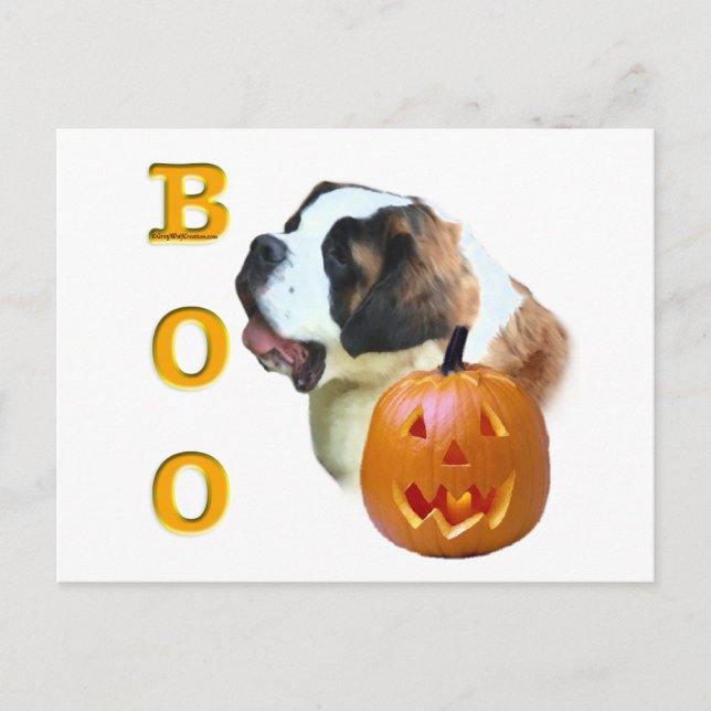 Postal Saint Bernard (Rough) Boo (Anverso)