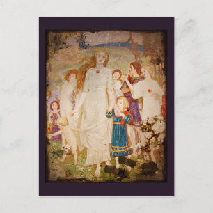 Postal Saint Brigid as a Bride