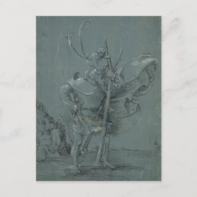 Postal Saint Christopher, 1510 (Anverso)