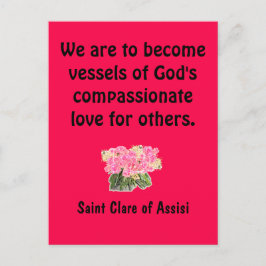 Postal Saint Clare of Assisi