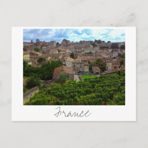 Postal Saint-Émilion Francia Arquitectura Gironda frances