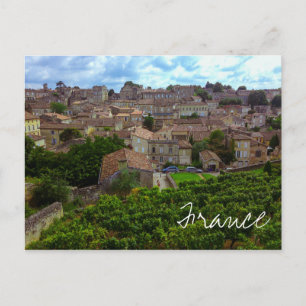 Postal Saint-Émilion Francia Arquitectura Gironda frances