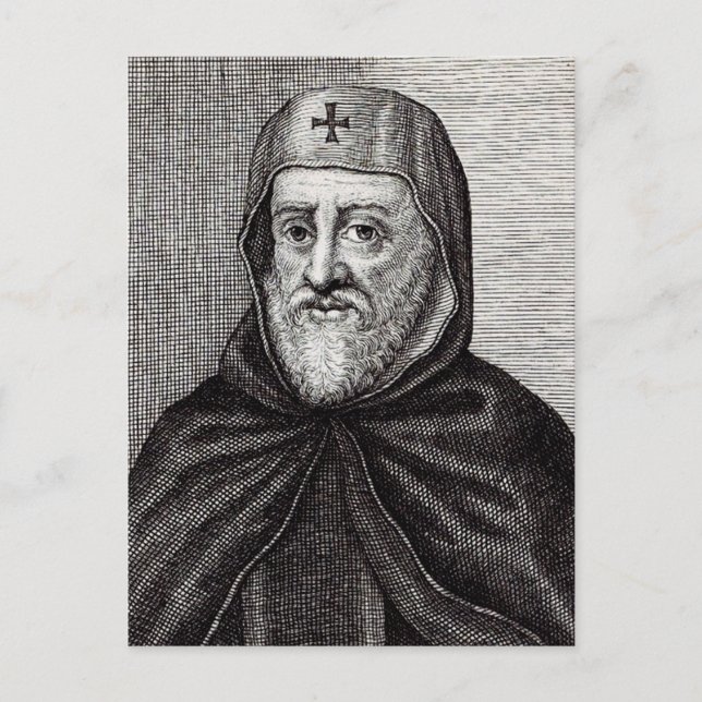 Postal Saint Éphrem, el teólogo cristiano sirio (Anverso)
