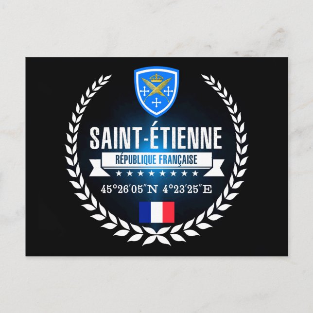 Postal Saint-Étienne (Anverso)