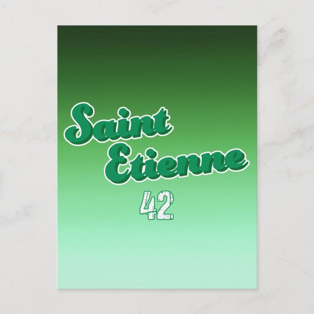 Postal Saint-Etienne France (Anverso)