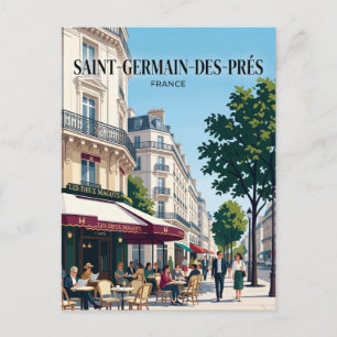Postal Saint-Germain-des-Prés Francia