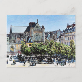 Postal Saint Germain l'Auxerrois Claude Monet