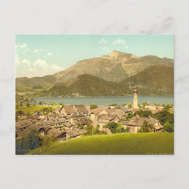 Postal Saint Gilgen I en Austria (Anverso)