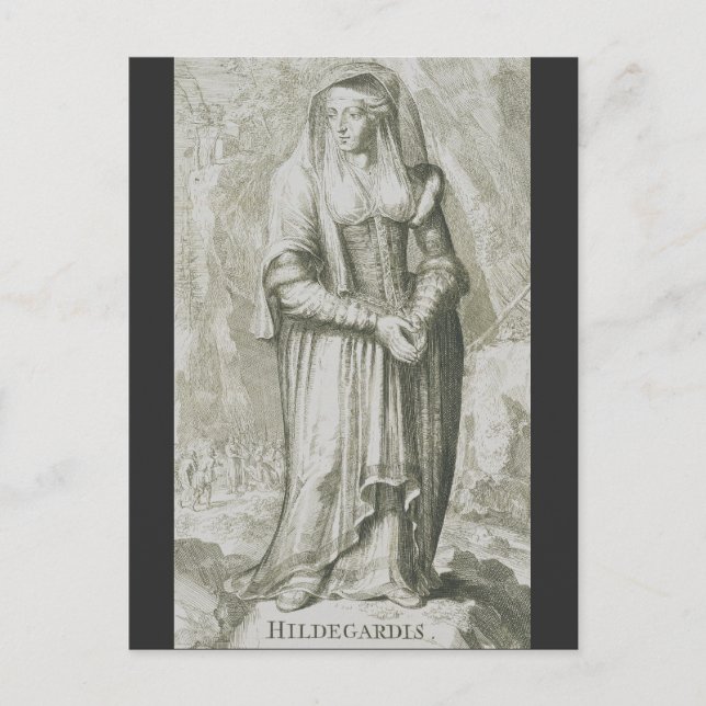 Postal Saint Hildegard de Bingen (Anverso)