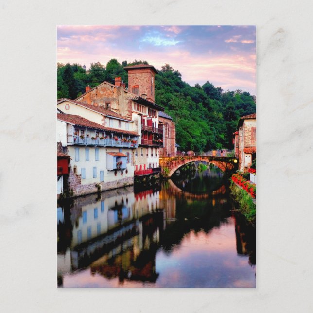 Postal Saint Jean Pied de Port (Anverso)