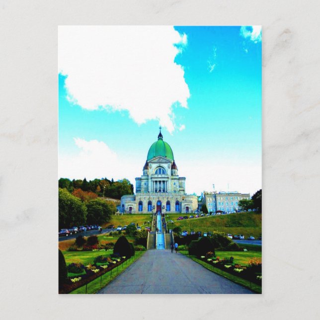 Postal Saint Joseph Montreal chauch (Anverso)