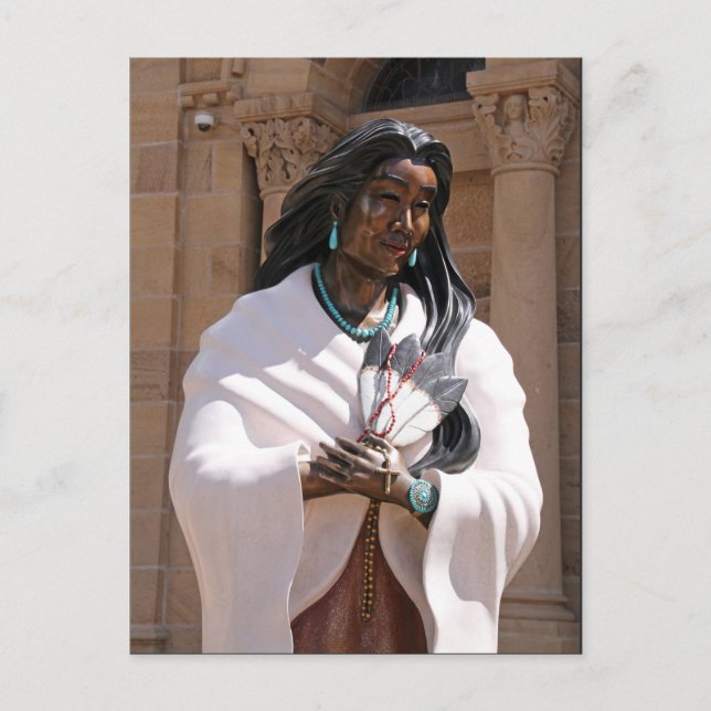 Postal Saint Kateri Tekakwitha (Anverso)