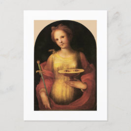 Postal Saint Lucy por Domenico Beccafumi, 1521