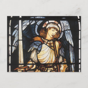 Postal Saint Michael por Sir Edward Coley Burne-Jones