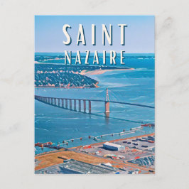 Postal Saint Nazaire Photo Vintage