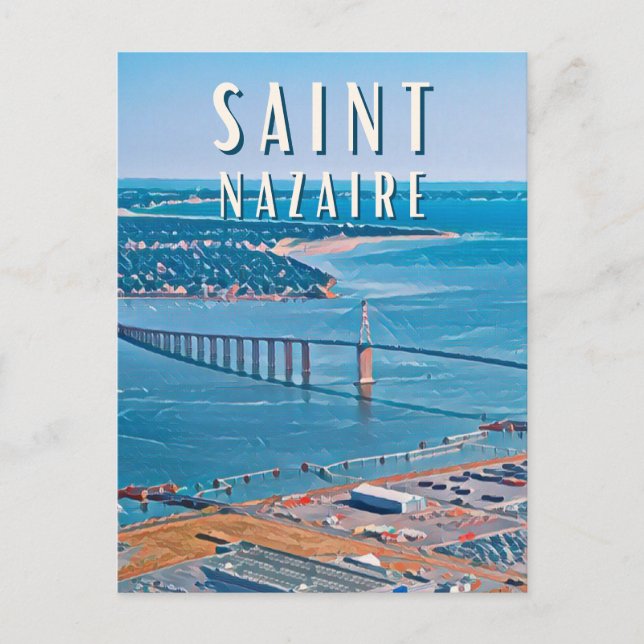Postal Saint Nazaire Photo Vintage  (Anverso)