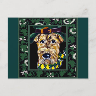 Postal Saint Patty Airedale