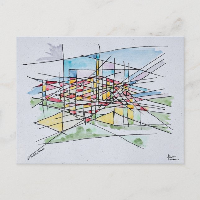 Postal Saint Paul de Vence | Provenza, Francia (Anverso)