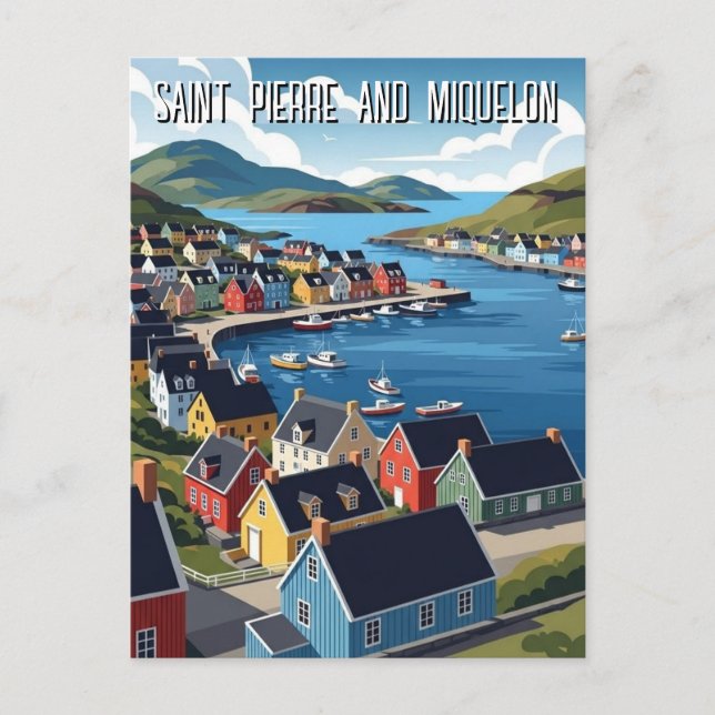 Postal Saint Pierre and Miquelon (Anverso)