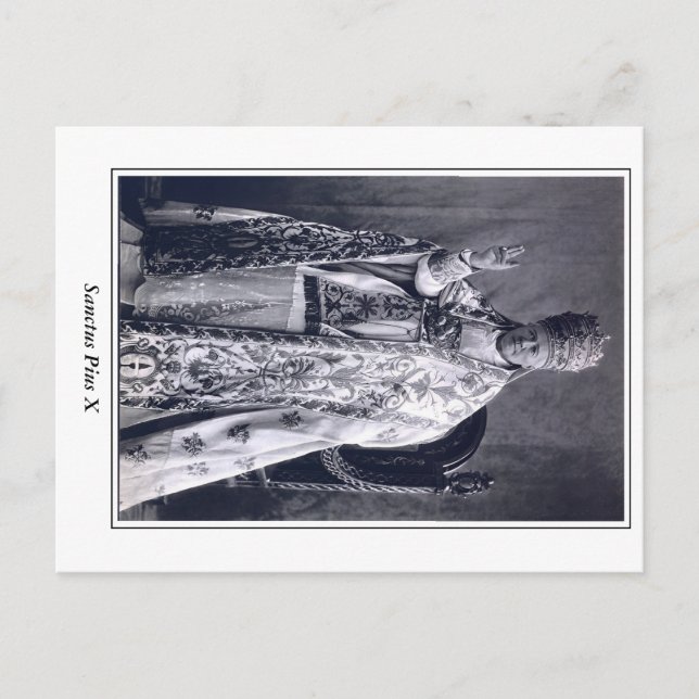 Postal Saint Pius X (Anverso)