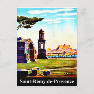 Postal Saint Rémy de Provenza, Francia, viajes antiguos
