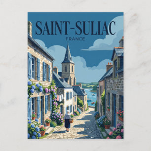 Postal Saint-Suliac Francia