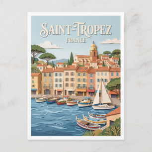 Postal Saint-Tropez Francia