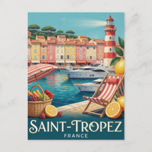 Postal Saint-Tropez Francia Riviera francesa
