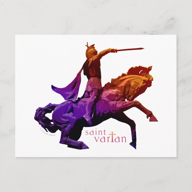 Postal Saint Vartan (Anverso)