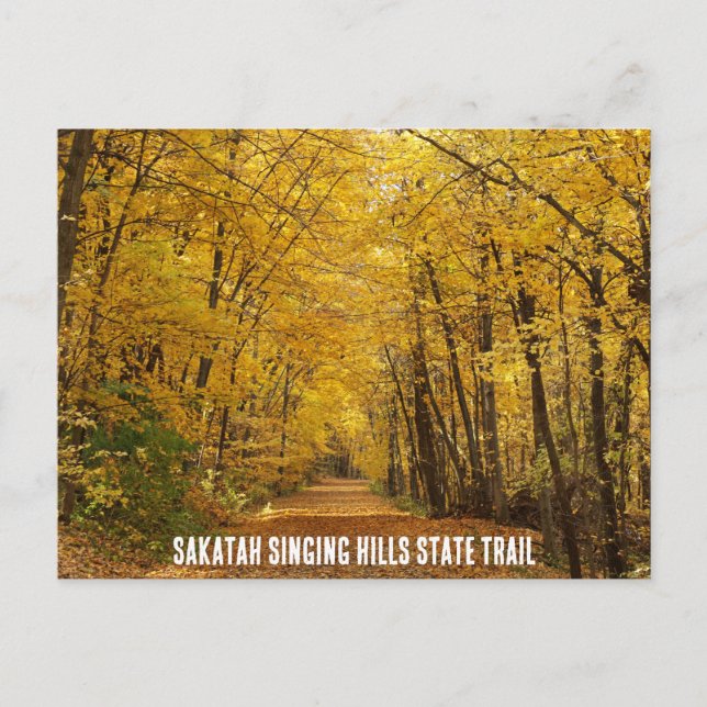 Postal Sakatah Cantando Colinas Senderos Estatales Sakata (Anverso)