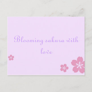 Postal Sakura poscard