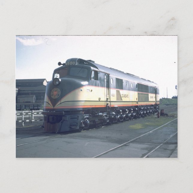 Postal SAL RR Baldwin "Centipede" (Anverso)