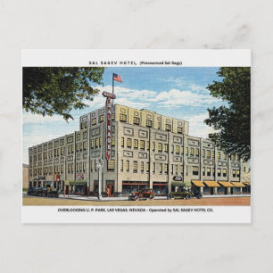 Postal Sal Sagev Hotel Las Vegas Postcard