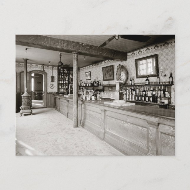 Postal Sala Absinthe de Nueva Orleans, 1906 (Anverso)