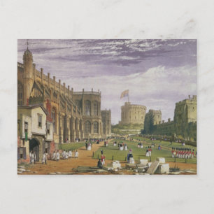 Postal Sala baja con vistas a la capilla de San Jorge y t