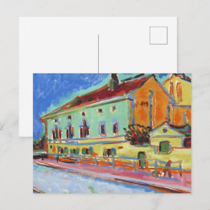 Postal Sala de baile Kirchner Bellevue Arte expresionista