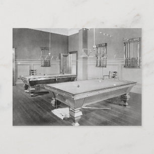 Postal Sala de billar, 1901