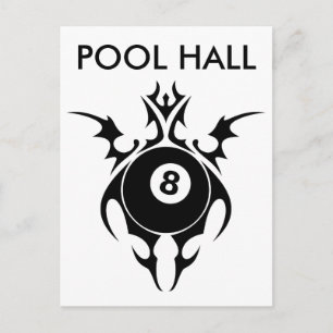Postal sala de billar tribal