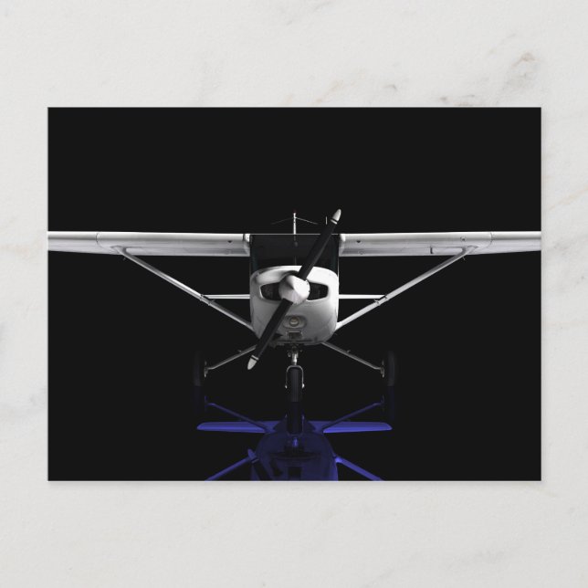 Postal Sala de exposición Cessna 152 (Anverso)