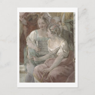 Postal Sala de música (fresco) (detalle del 60259)