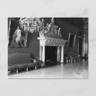 Postal Sala del Trono del palacio del Príncipe de Mónaco