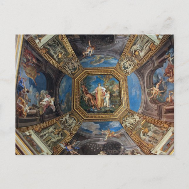 Postal Sala delle Muse Museo Vaticano (Anverso)
