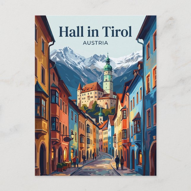 Postal Sala en Tirol Austria (Anverso)