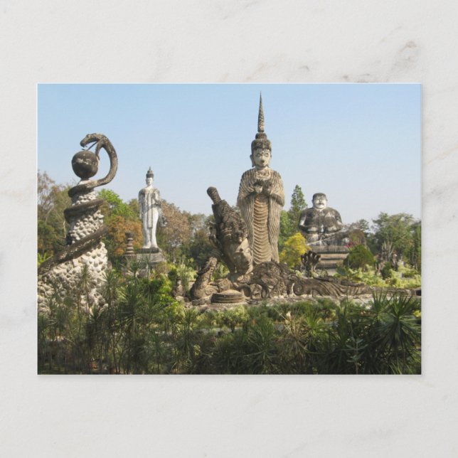 Postal Sala Keo Kou, Nong Khai, Tailandia (Anverso)