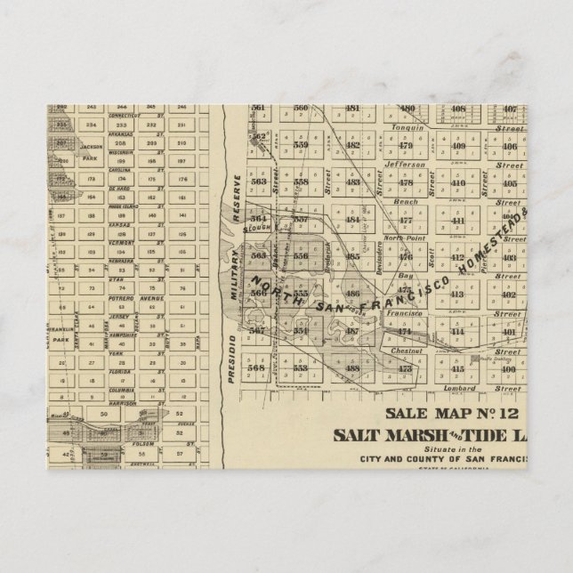 Postal Saladar 2 de San Francisco Bay (Anverso)