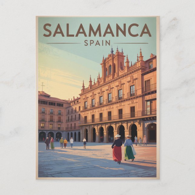 Postal Salamanca España (Anverso)