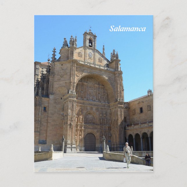 Postal Salamanca, España. Convento de San Esteban (Anverso)
