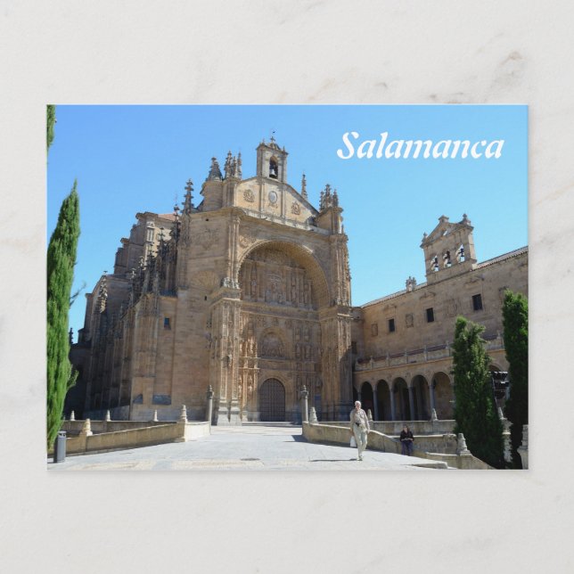 Postal Salamanca, España. Convento de San Esteban (Anverso)