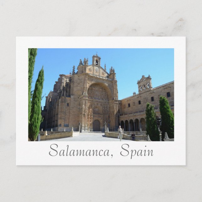 Postal Salamanca, España. Convento de San Esteban (Anverso)