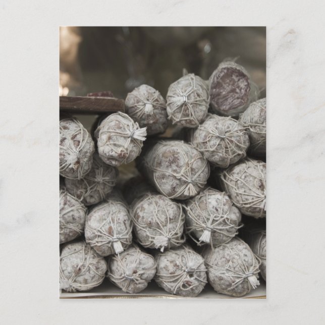 Postal Salami italiano (Anverso)